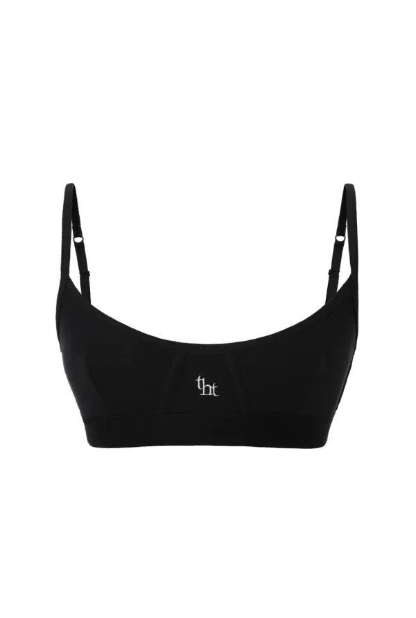 Rib logo bralette