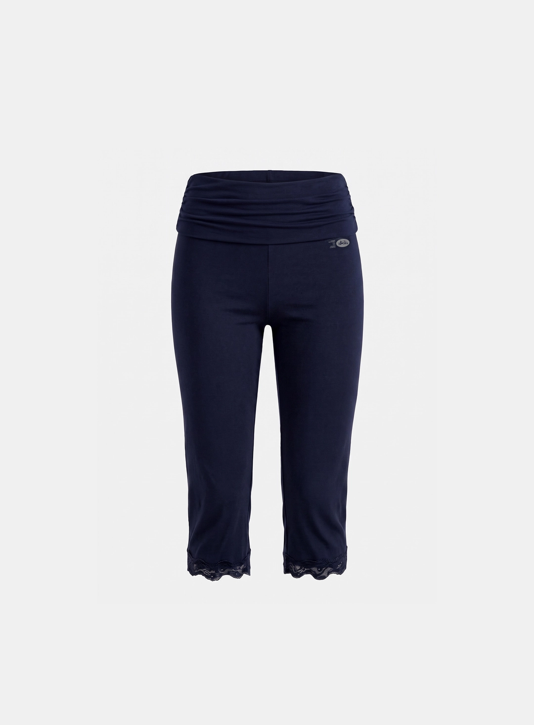 배드블러드 [w-srt26-036] Everyday Lace Capri Pants -  Navy 상품 이미지 1