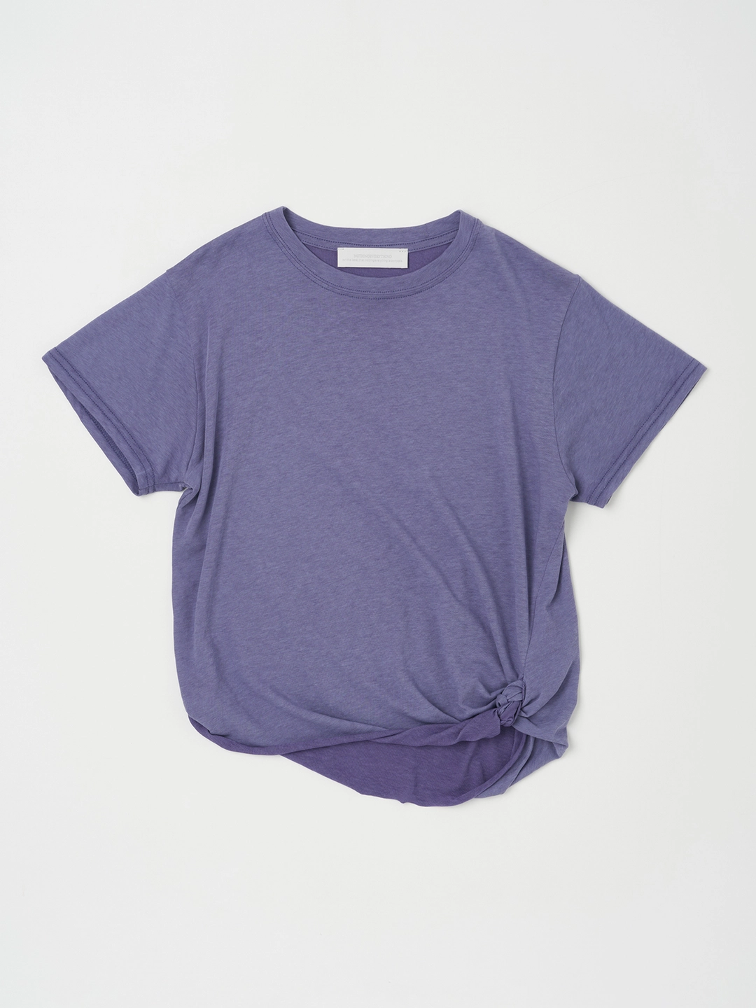 낫띵에브리띵 KNOT SHADE TEE IN PURPLE 상품 이미지 1