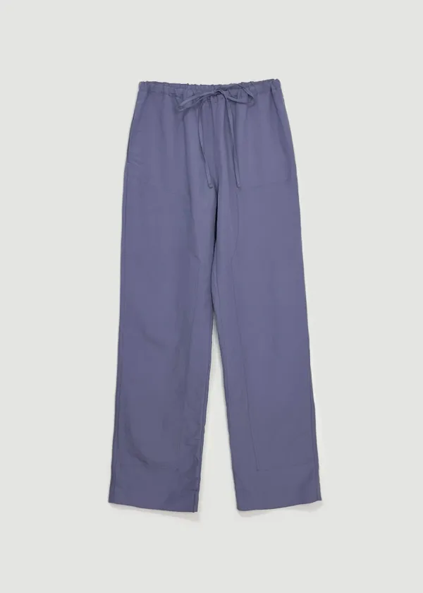 [EXCLUSIVE] Linen string pants (Purple blue)