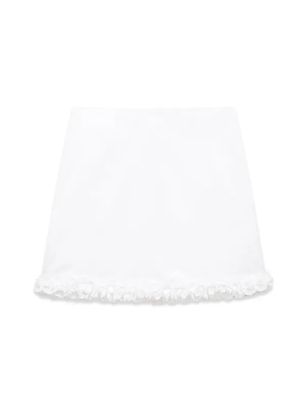 DOUBLE LAYER LACE SKIRT (WHITE)