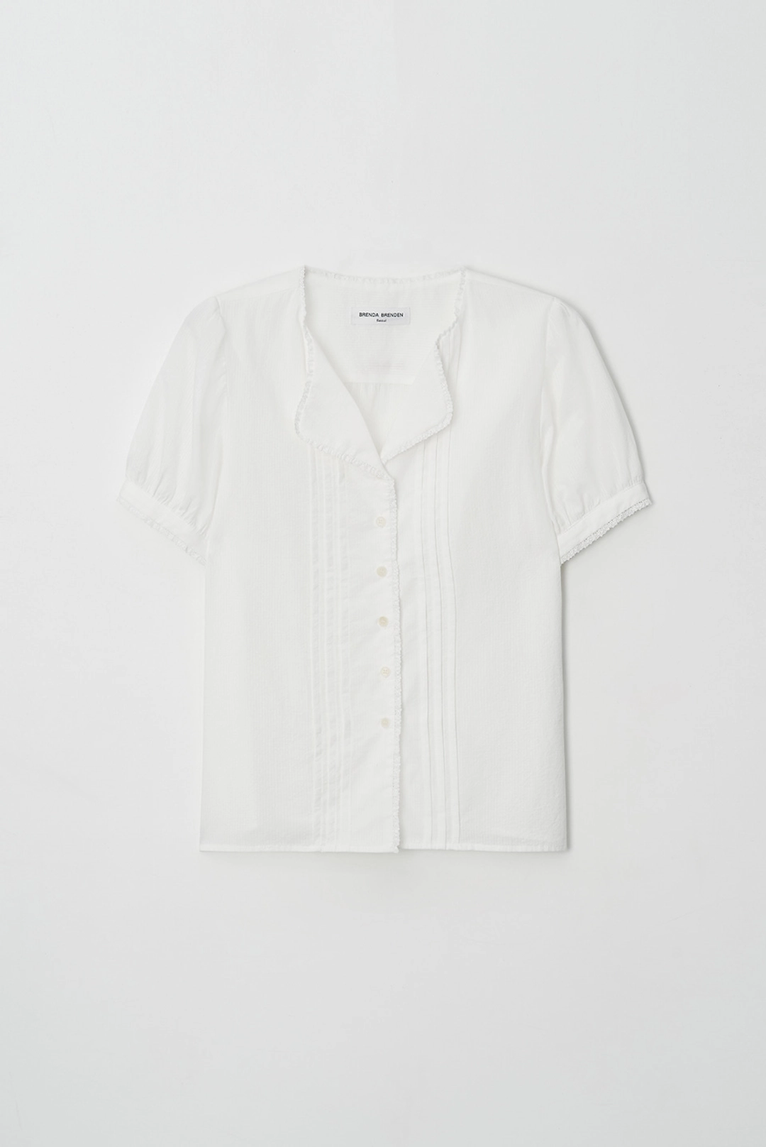 브렌다 브렌든 koen blouse - white 상품 이미지 1