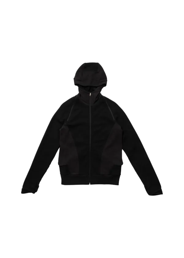 Slashed Zip Hoodie
