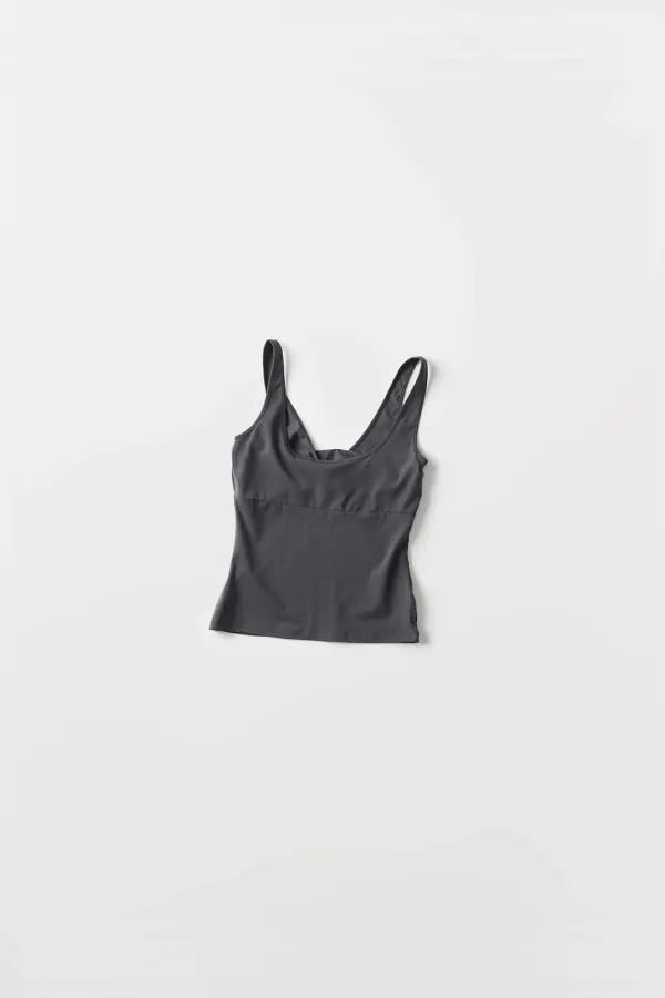 Twist Slit Sleeveless Top