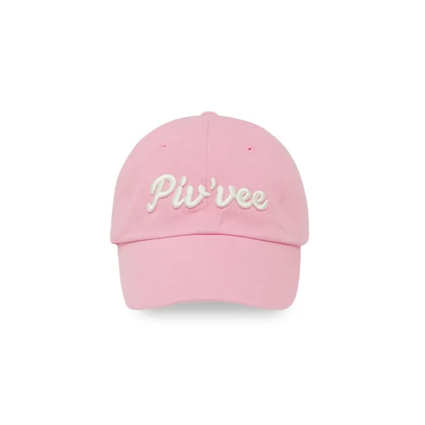 [2차] Logo Embroidered Ball Cap (bubble pink)