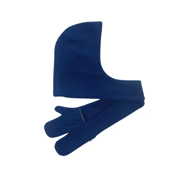 24-006 FLEECE HOODED GLOVE SCARF (NAVY)