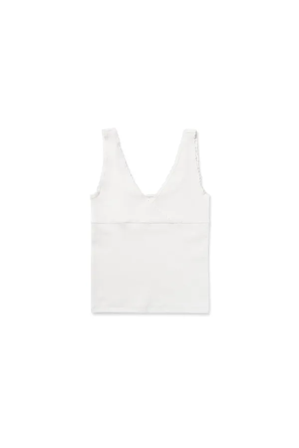 Lazy sleeveless top_ivory