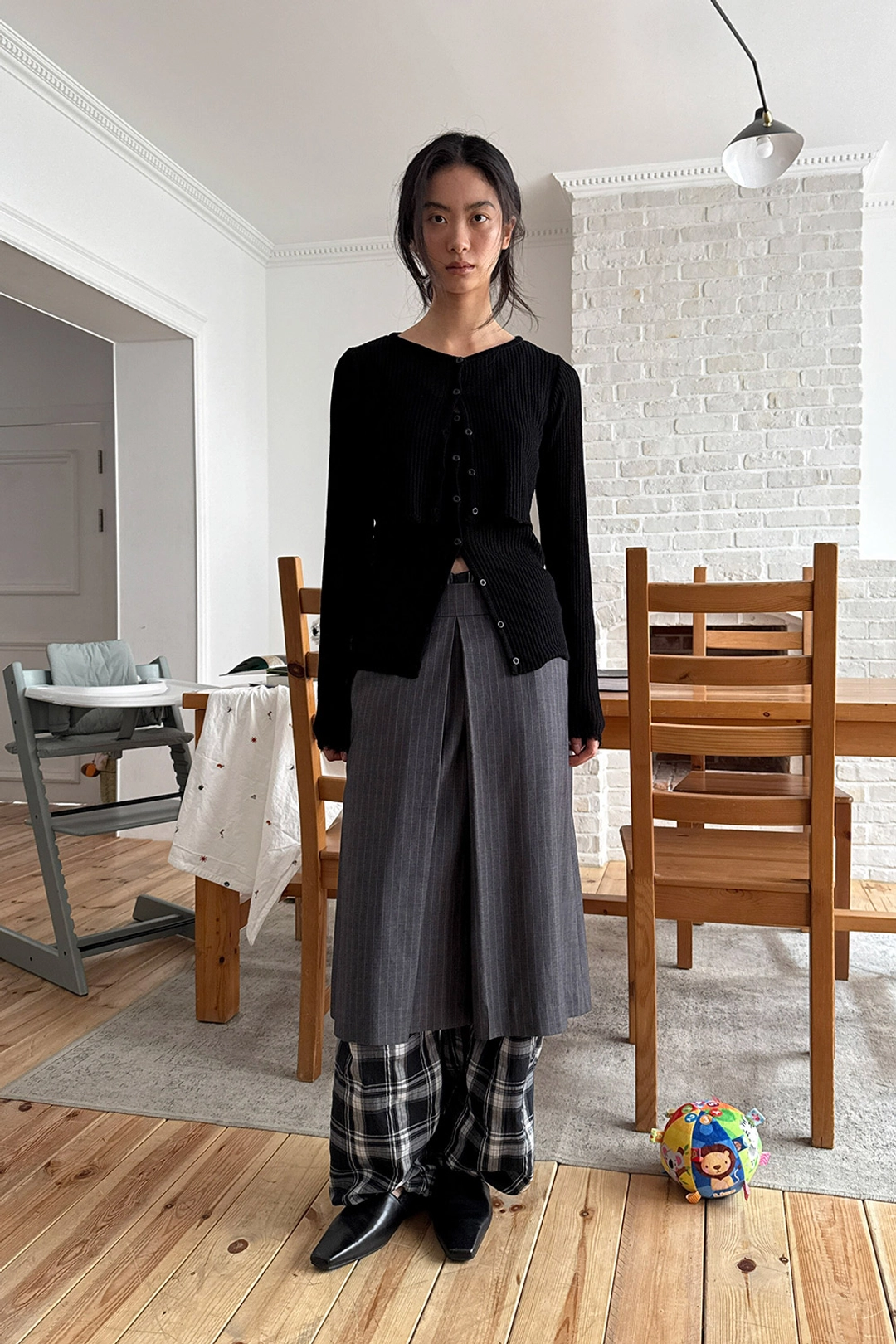 다이애그널 LOW RISE MIDI SKIRT 상품 이미지 2
