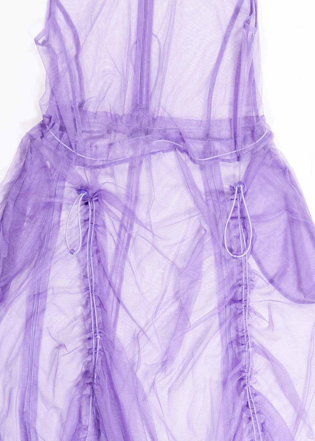 생긴 TULLE SHIRRING STOPPER DRESS - VIOLET 상품 이미지 3