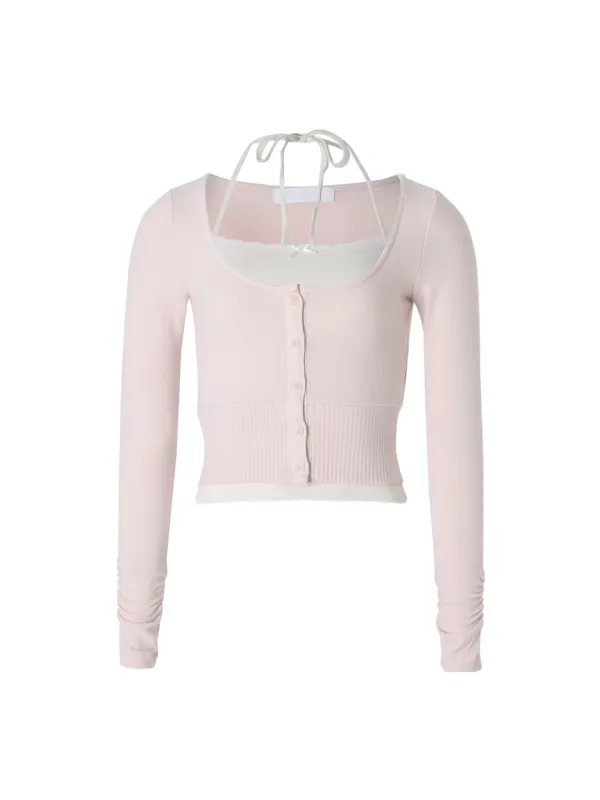 Luna cardigan set (Pink)