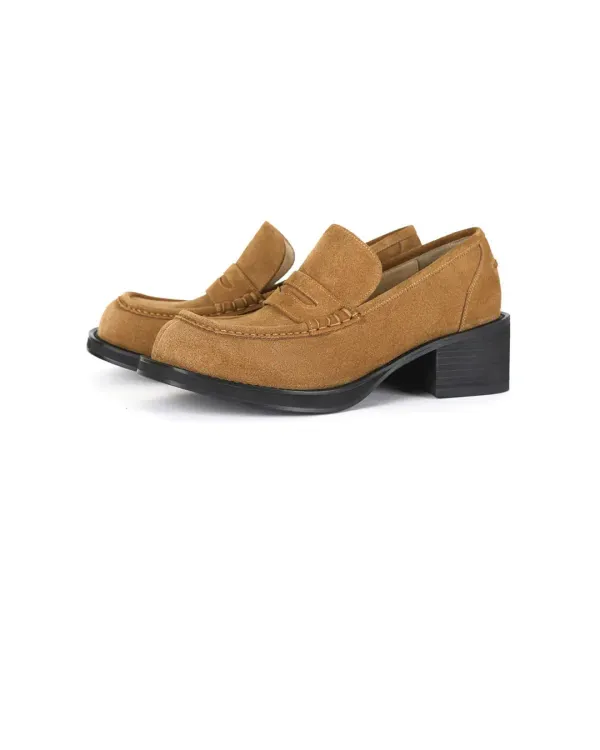 DENNY LOAFER [SUEDE BROWN]