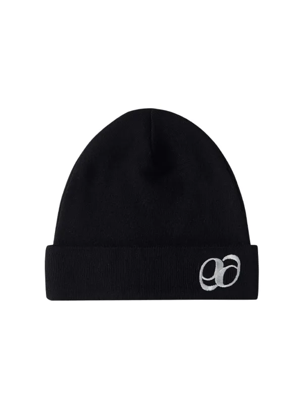 BASE LOGO BEANIE / BLACK