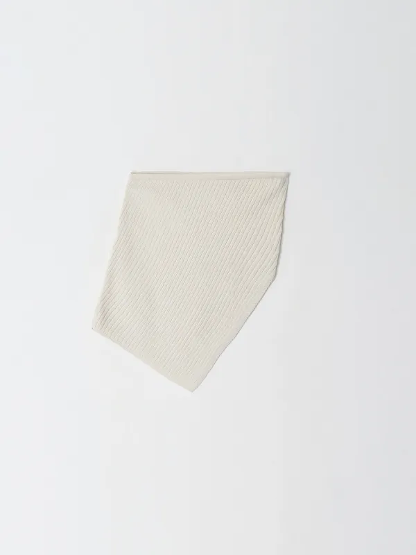 unbalance knit top (ivory)