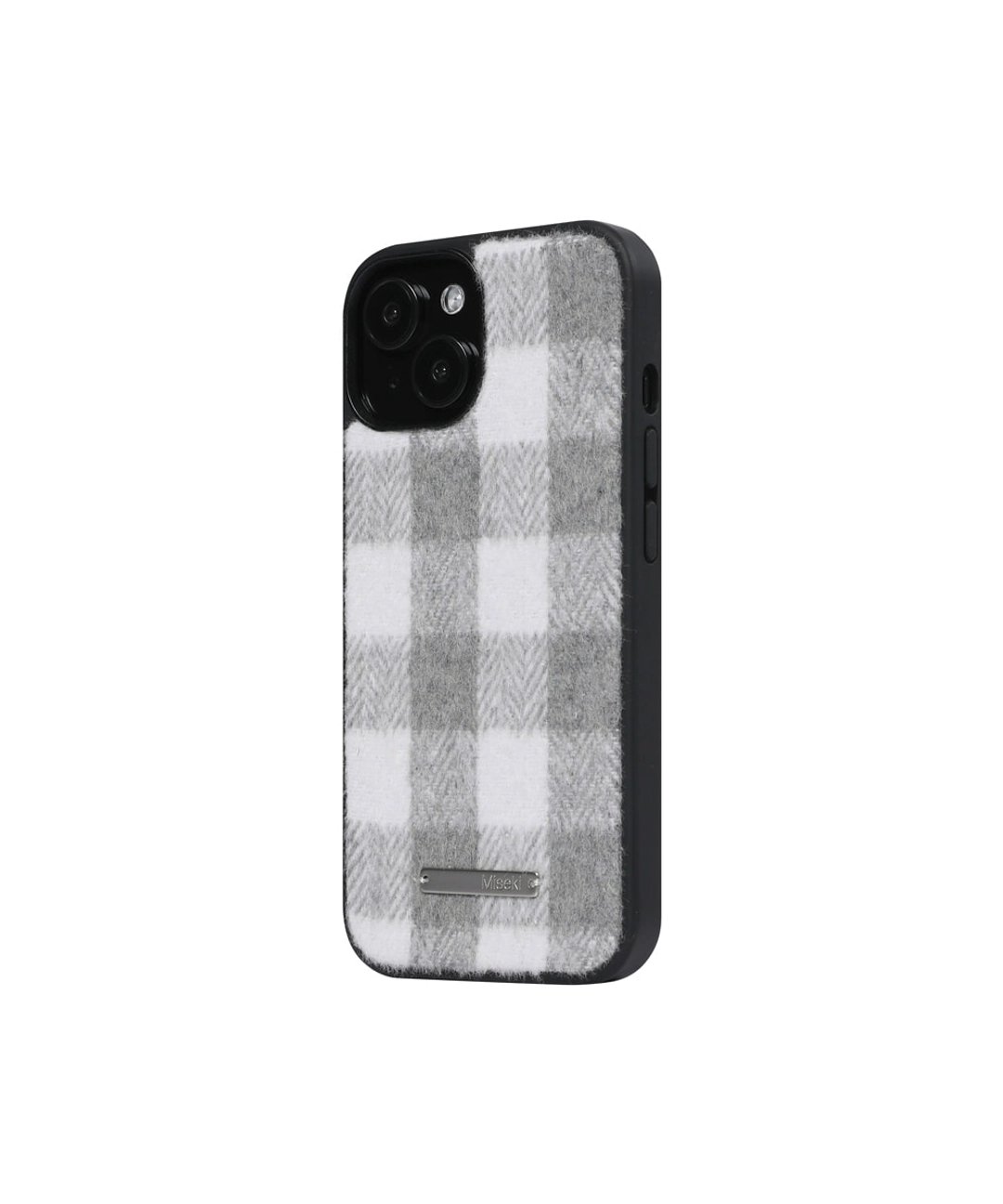 미세키서울 Cozy check iphone case GREY 상품 이미지 3