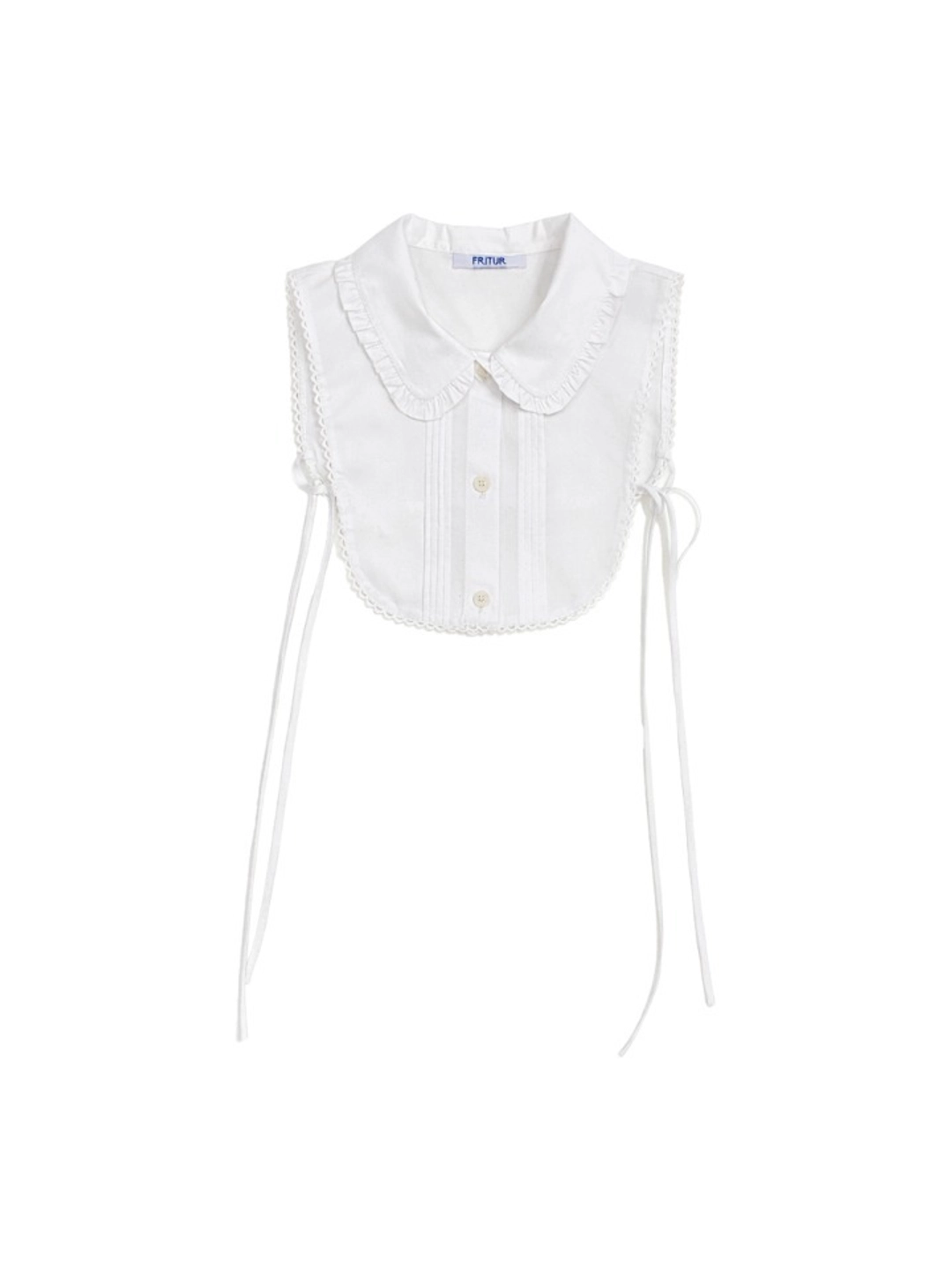 프리터 Double Collar Neck Cape White_F263AC01 상품 이미지 1