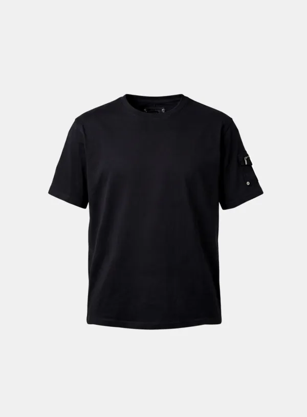 [w-tee26-016] Viper Pocket Short Sleeve T-Shirt V2 - Black