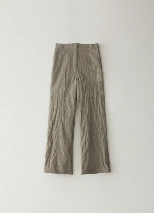 [Limited] Incised String Pants - Gray