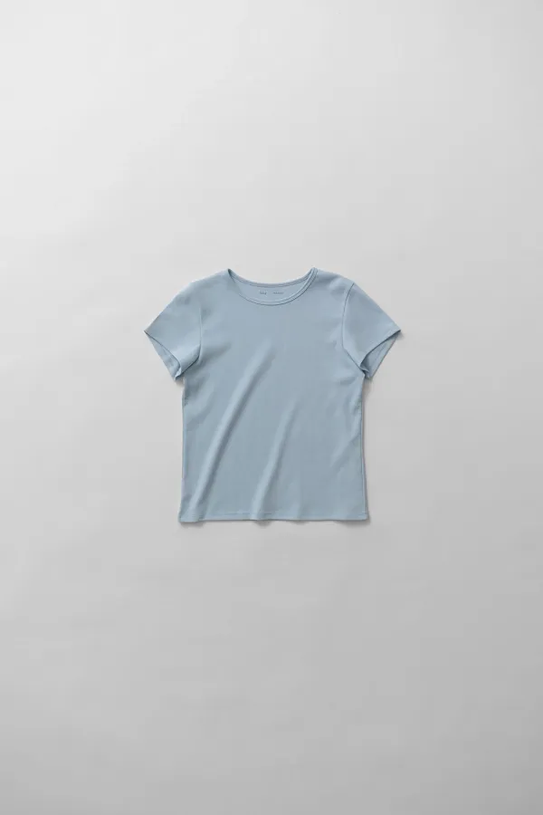 2nd) stretch t-sh (baby blue)