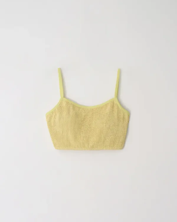 24 Shirring sleeveless top