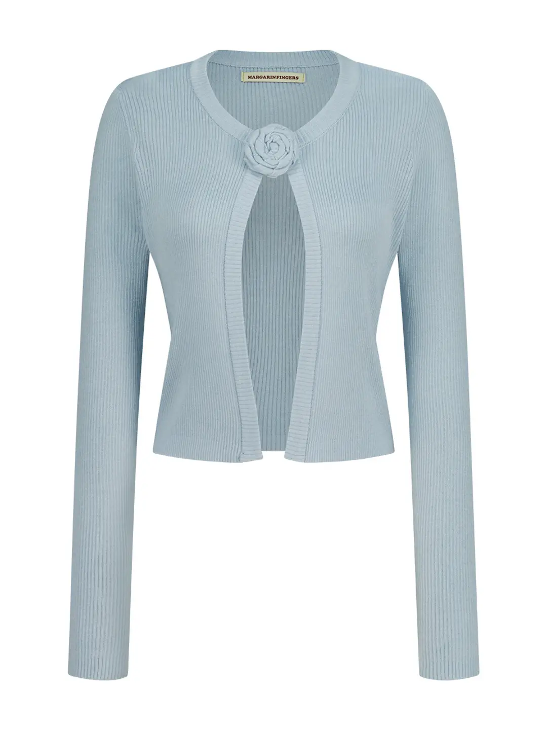 마가린핑거스 ROSE CORSAGE CARDIGAN (LIGHT BLUE) 상품 이미지 1