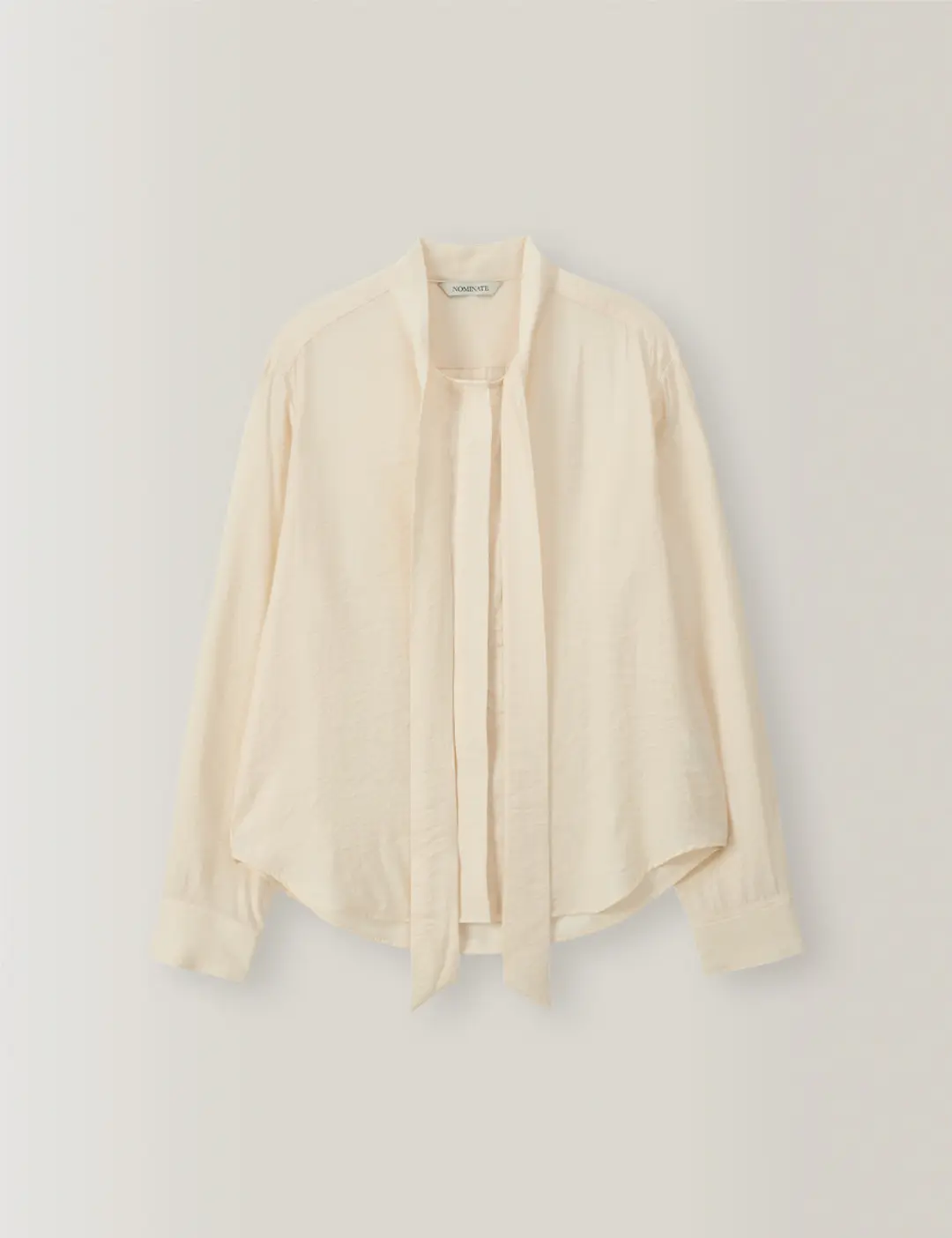 노미나떼 Hanna Tie Blouse (Cream) 상품 이미지 3