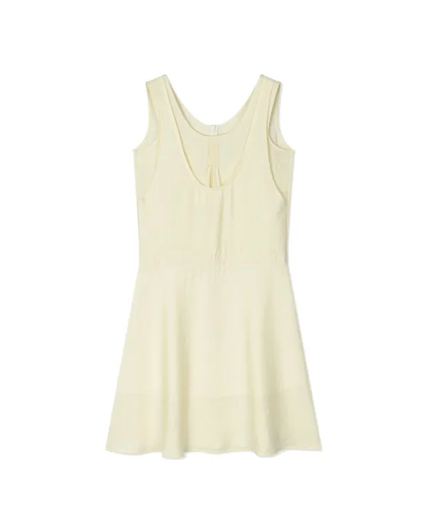 PINTUCK LAYERED DRESS (2color,2size)