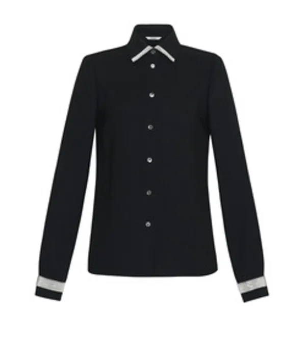 LITA MATTE CREPE SHIRT