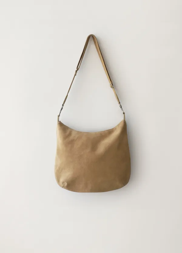 2ND / Balloon suede bag (Beige)