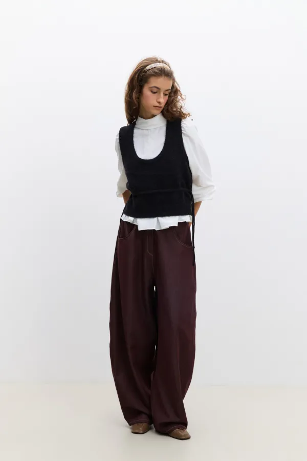 (2차 리오더) Bowie Pants / Burgundy