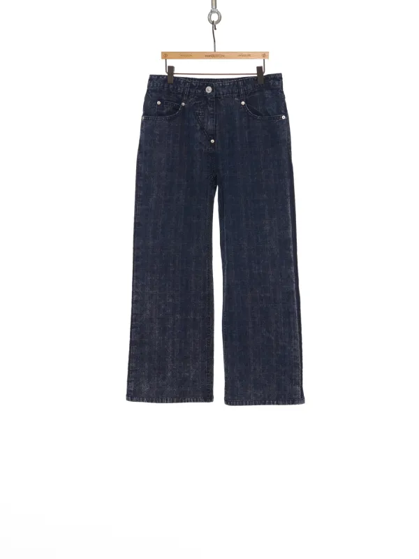 SS26 BLUE STRAIGHT-LEG VINTAGE JEANS