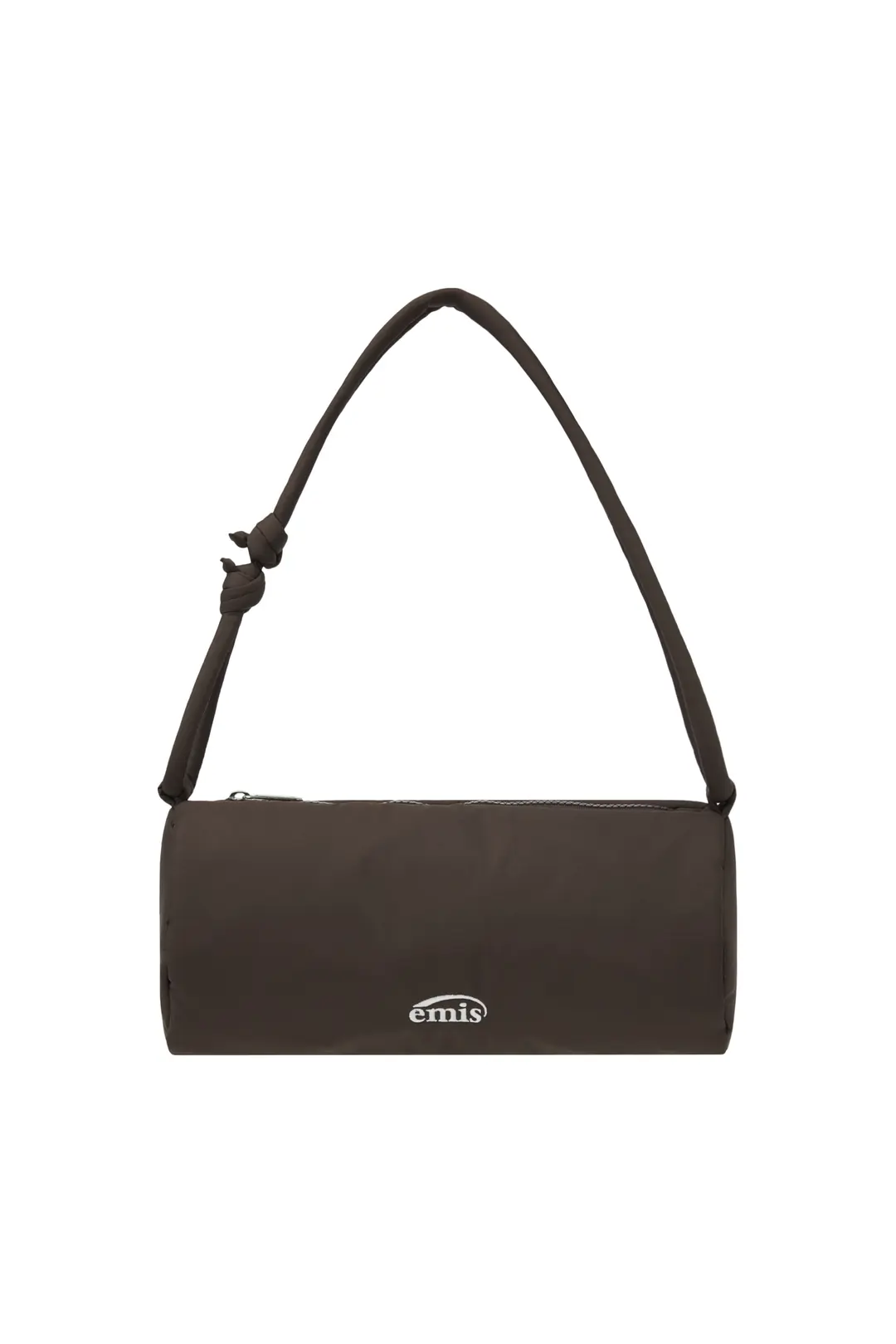 이미스 PUFFER BARREL BAG-BROWN 상품 이미지 1