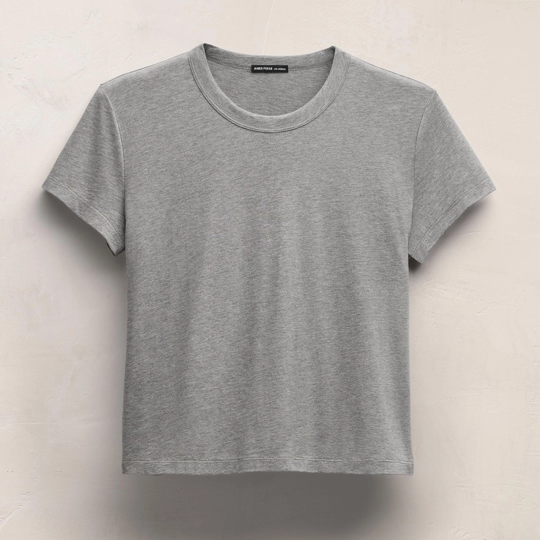 제임스펄스 Brushed Elevated Jersey Short Sleeve Tee - Heather Grey 상품 이미지 1