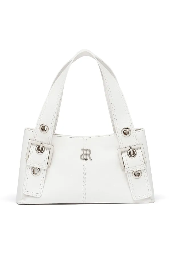 TRAPE EYELET MINI BAG (WH)