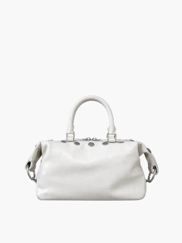 DUMPLING STUD MINI_off white cracked