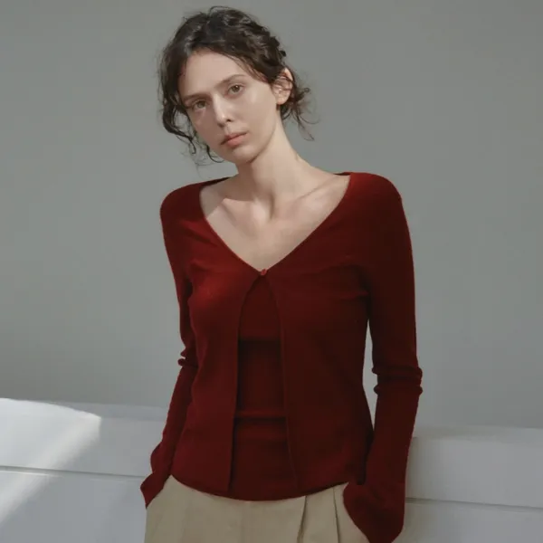 Elin One-Button Cardigan_4Color