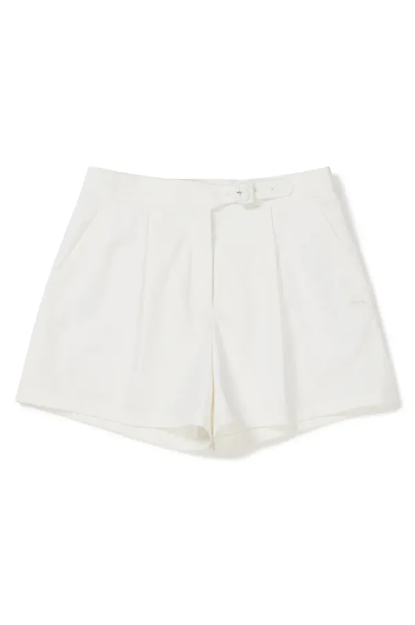 [24SS clove] Buckle Pocket Shorts (White)