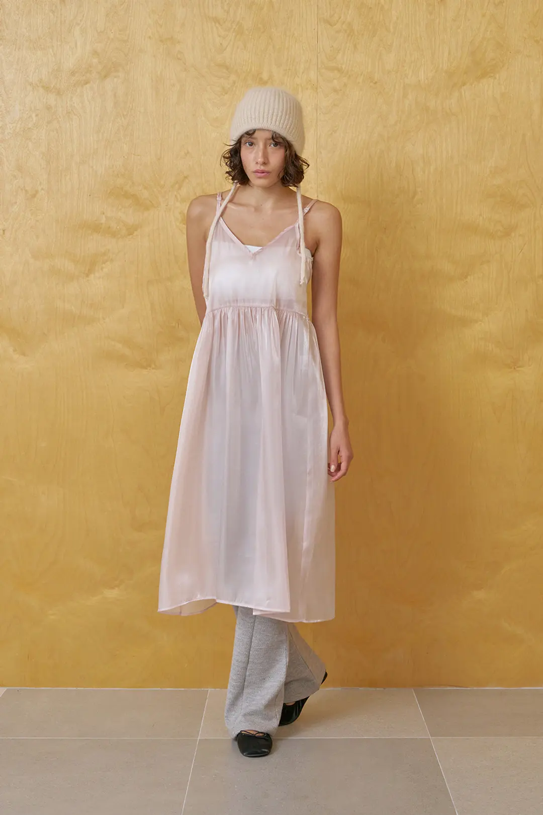 위드아웃썸머 Oganza slip onepiece_pink 상품 이미지 2