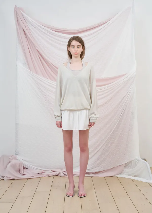 [Essential 2-Pack Set]Dia v-neck Knit