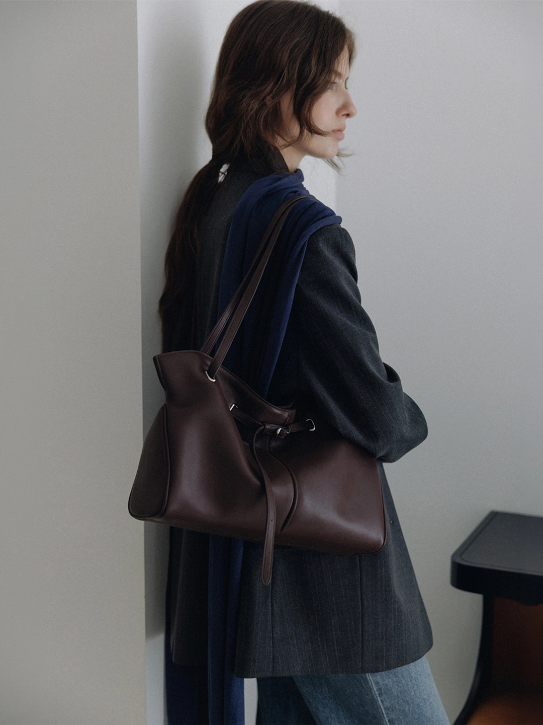 루에브르 Plie Shoulder Medium FA6AB365-93 상품 이미지 1