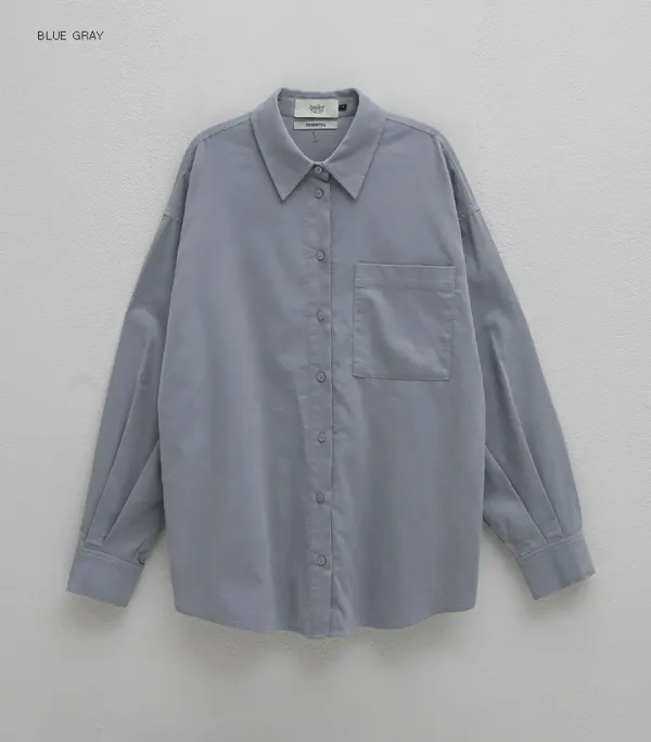 (BL-4285)ESSENTIAL BOYFRIEND CORDUROY SHIRT