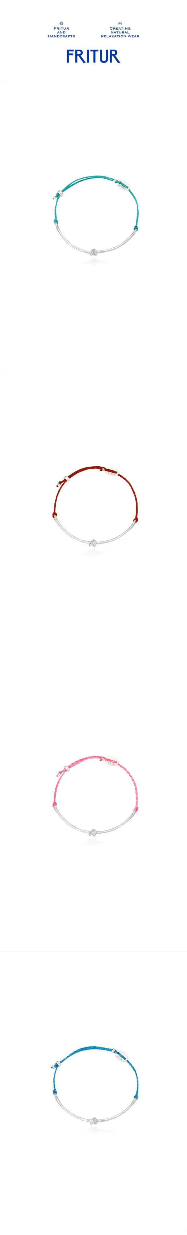 [Silver925]Knot Curve Bracelet 4Color_F261BR01