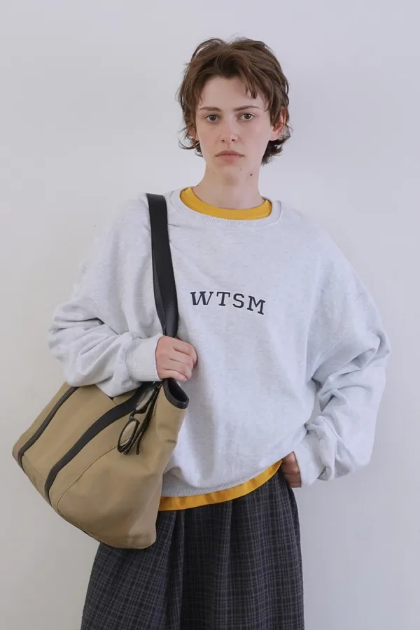 Wtsm logo sweatshirt_melange