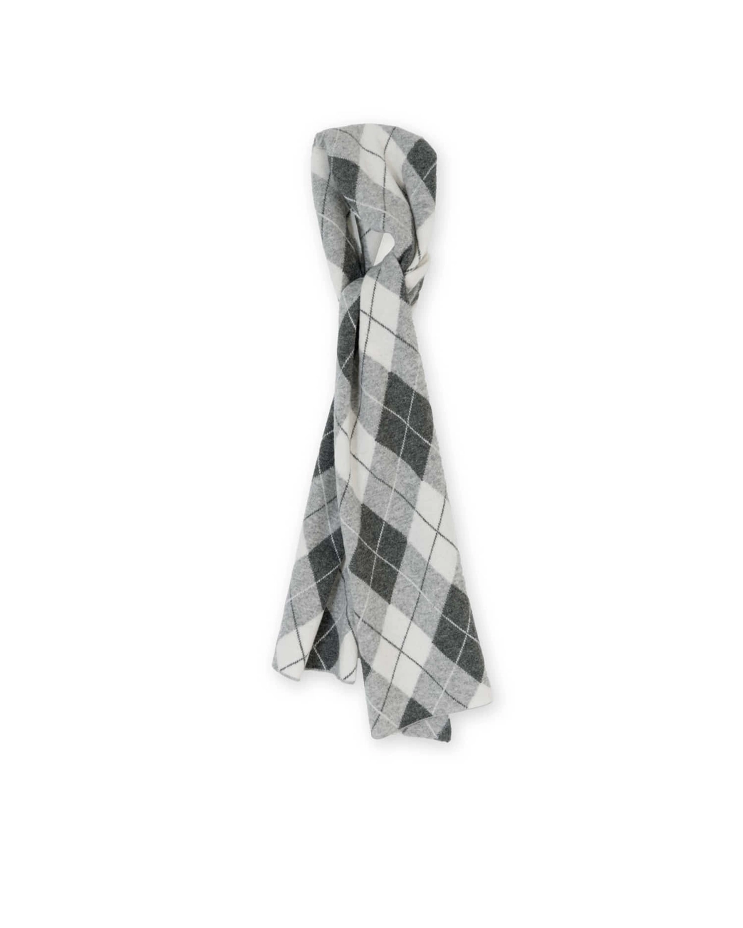 브라운야드 Argyle Muffler, Grey 상품 이미지 3