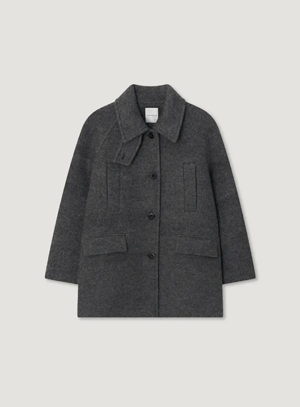 BELLO WOOL COAT_CHARCOAL