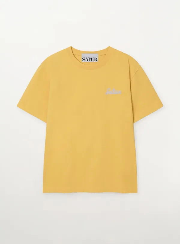 Flowing Small Logo T-Shirt - Yellow