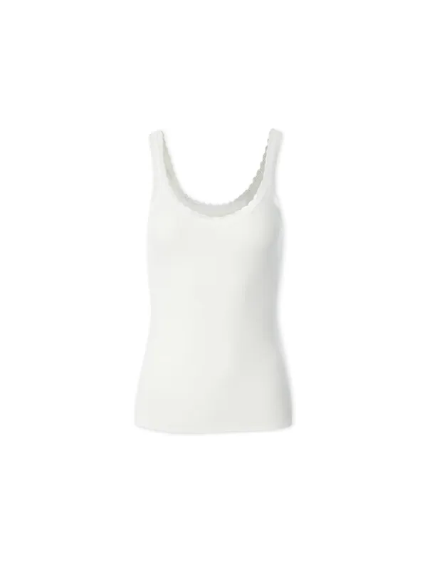 ✲2ND POSI LACE SLEEVELESS WHITE