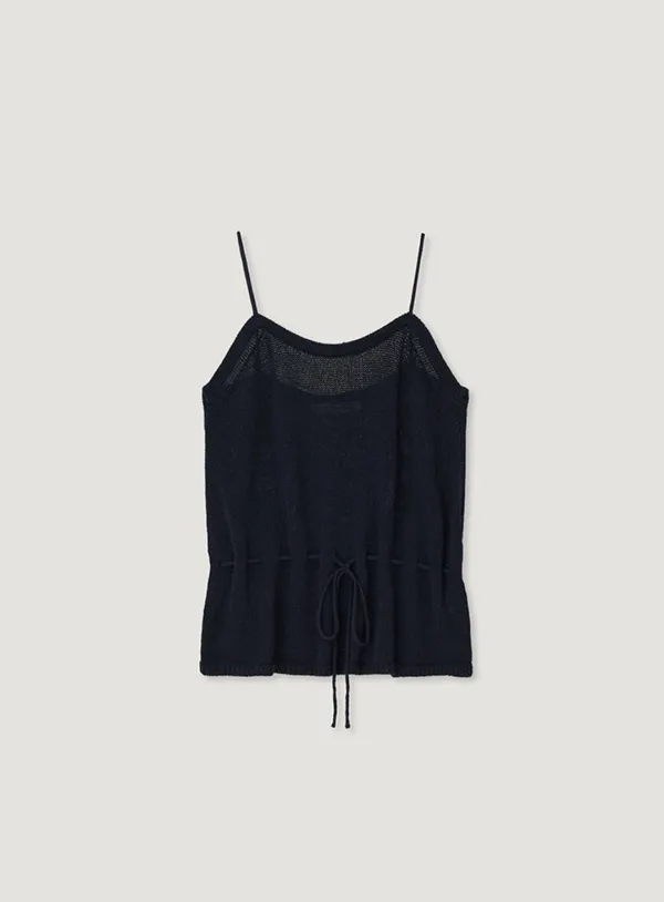 TANI KNIT SLEEVELESS_NAVY
