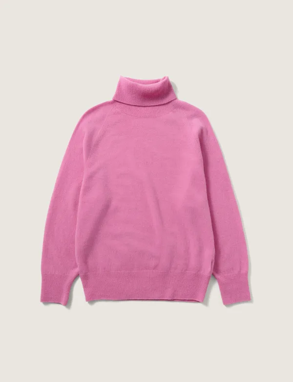 Wool Wholegarment Knit (Pink)