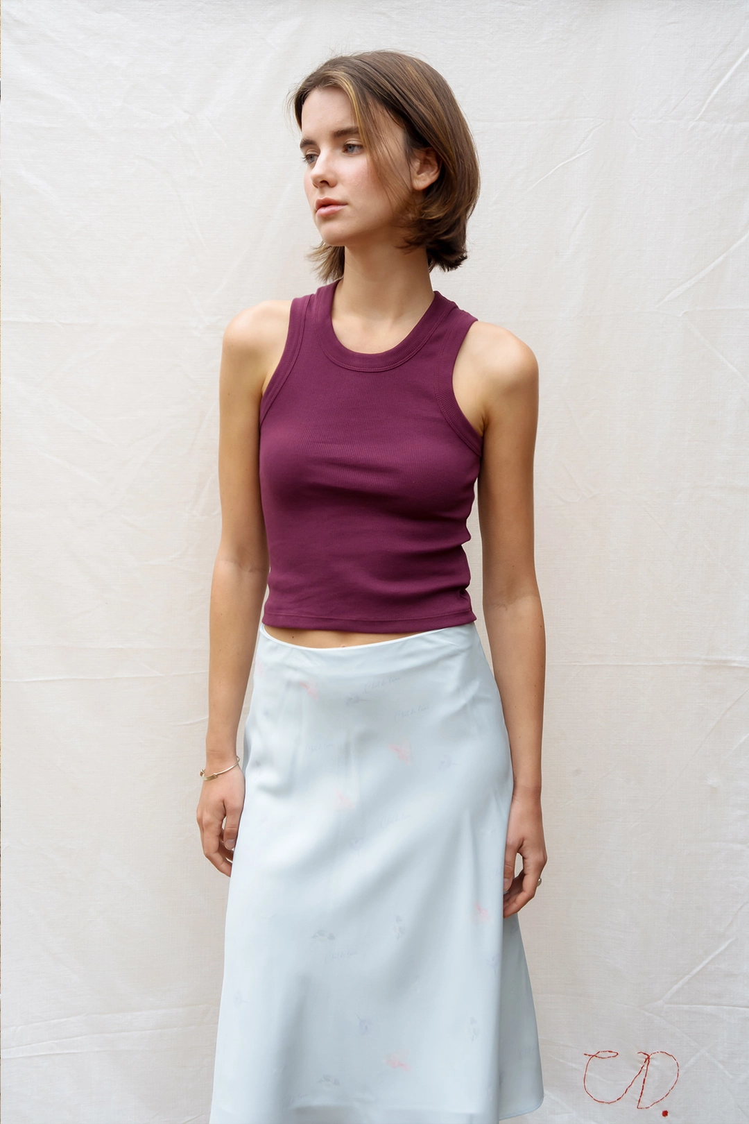 샤드라마 ERGO LINE SLEEVELESS T [PURPLE] 상품 이미지 2