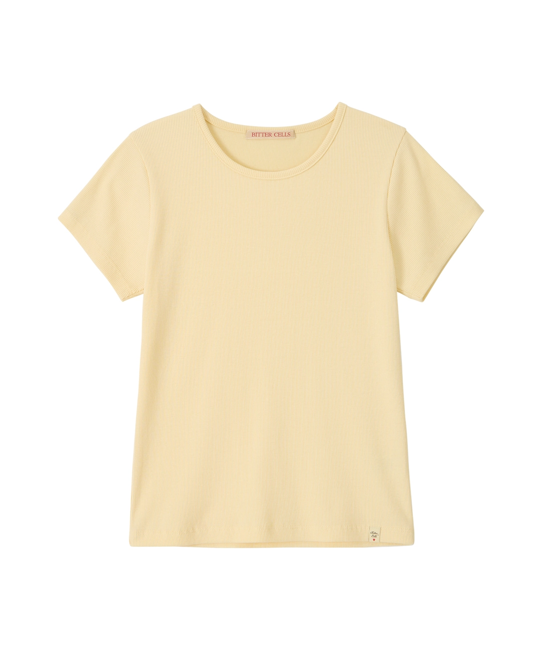비터셀즈 Essential Golgi Half Tee-Lemon 상품 이미지 1